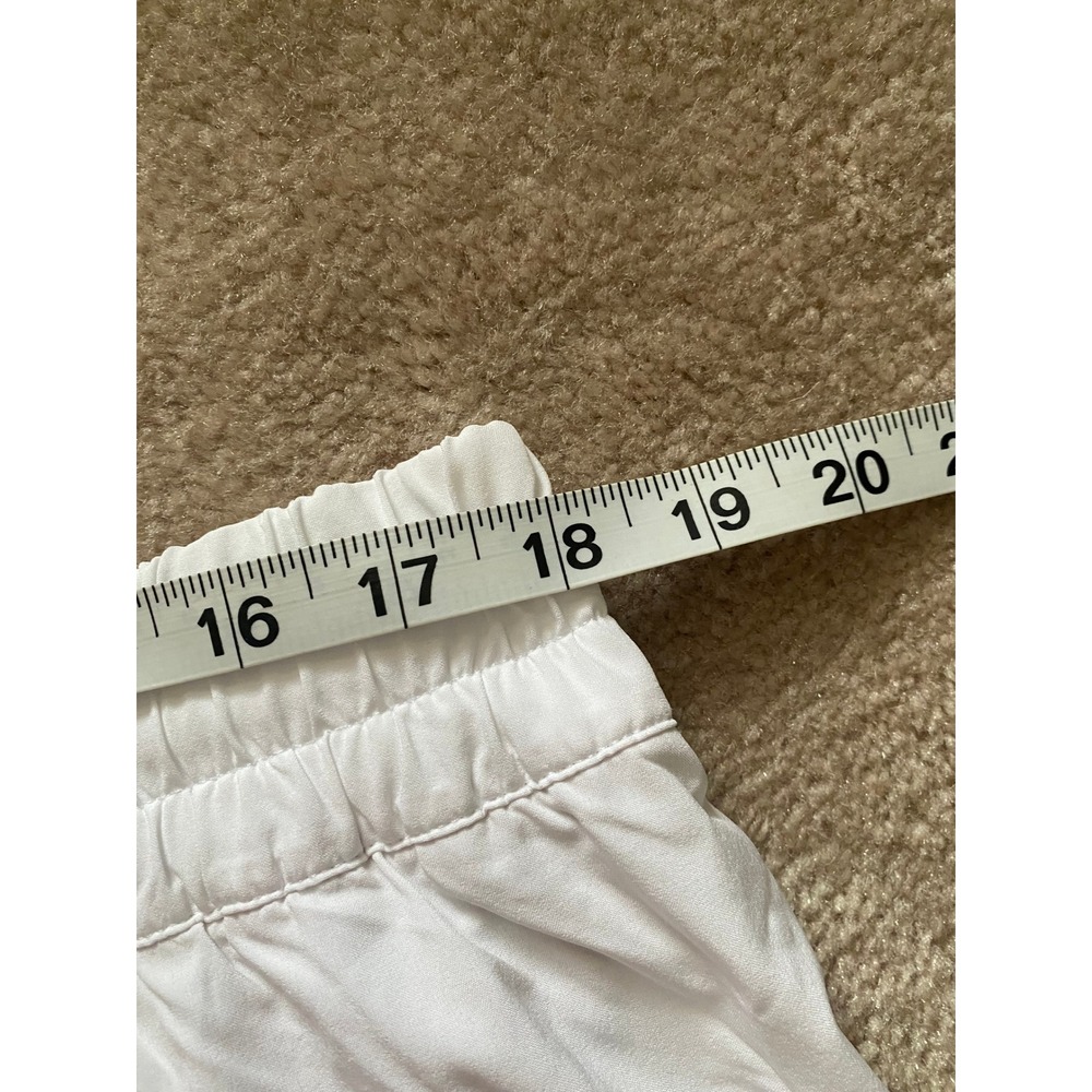 Athleta Hit Your Stride Run Short Women XL White High Rise Featherweight Stretch - Picture 5 of 5